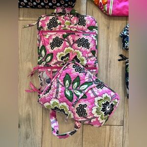 Vera Bradley hanging travel organizer